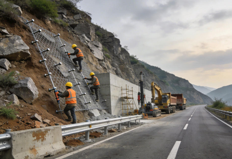 揭阳公路道路护坡
